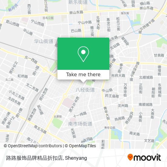 路路服饰品牌精品折扣店 map