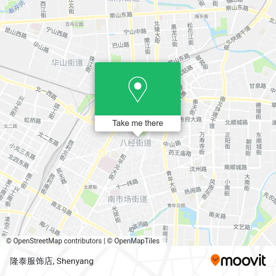 隆泰服饰店 map