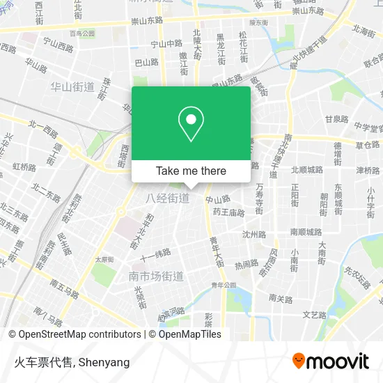 火车票代售 map