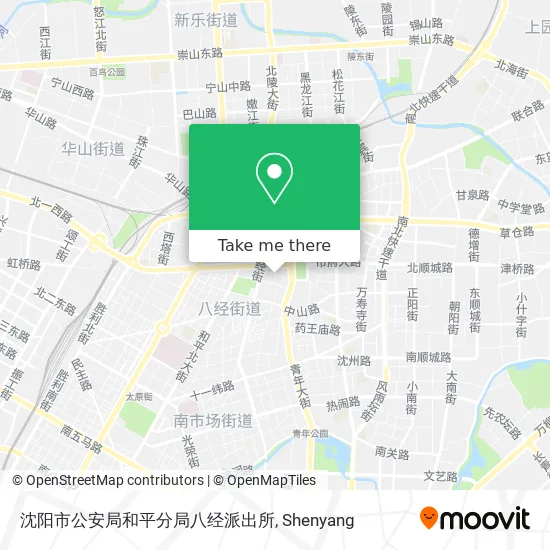 沈阳市公安局和平分局八经派出所 map
