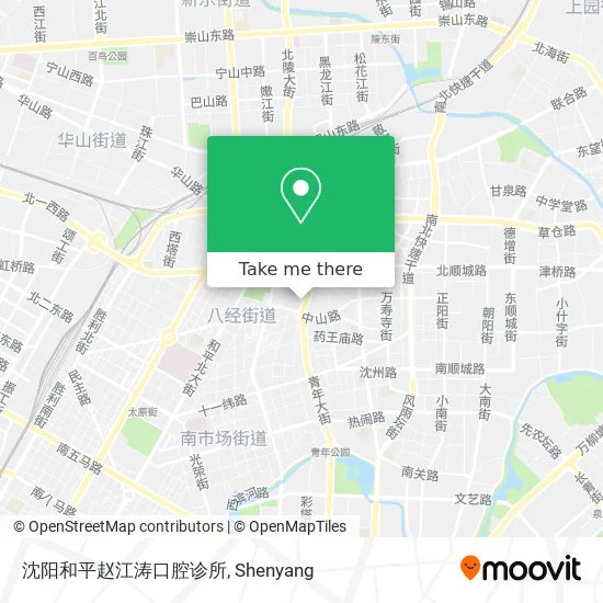 沈阳和平赵江涛口腔诊所 map