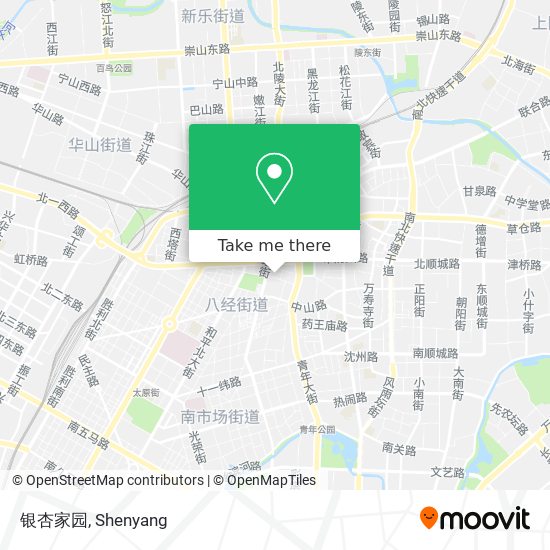 银杏家园 map