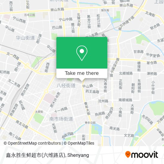鑫永胜生鲜超市(六维路店) map