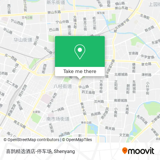 喜鹊精选酒店-停车场 map