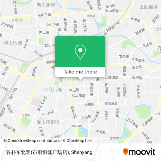 谷朴东北菜(市府恒隆广场店) map