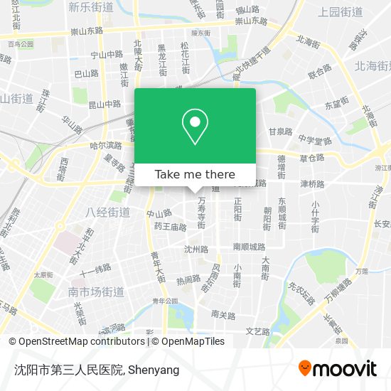 沈阳市第三人民医院 map