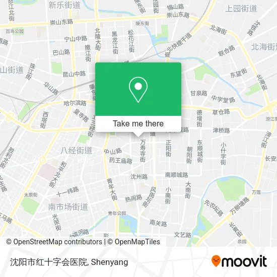 沈阳市红十字会医院 map