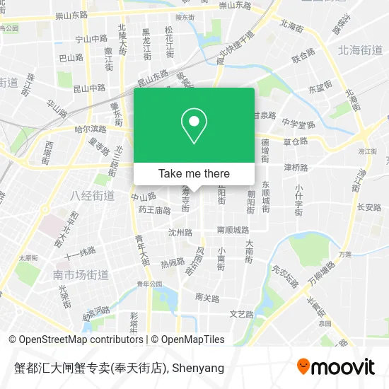 蟹都汇大闸蟹专卖(奉天街店) map