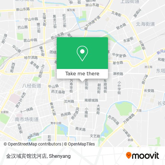 金汉域宾馆沈河店 map