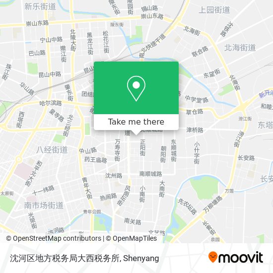 沈河区地方税务局大西税务所 map