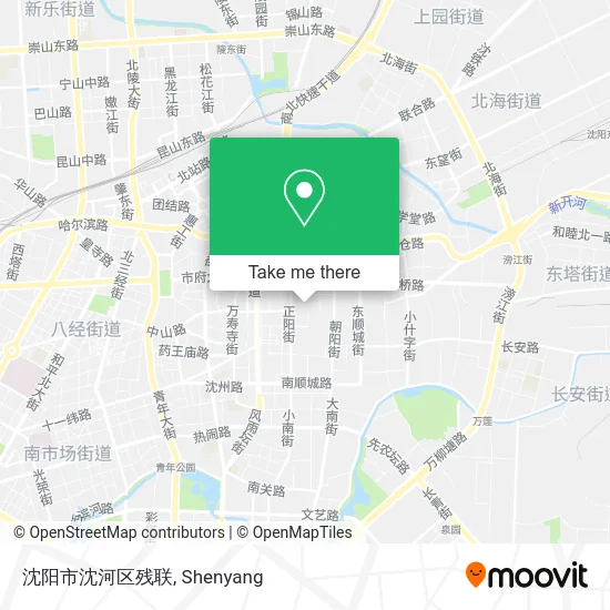 沈阳市沈河区残联 map