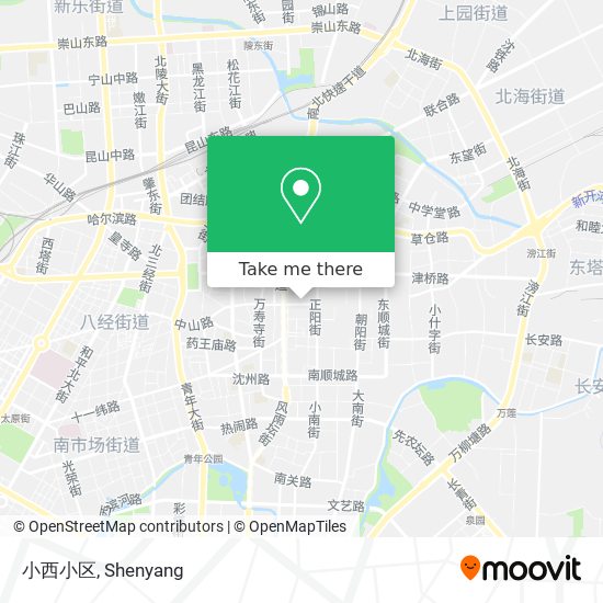 小西小区 map