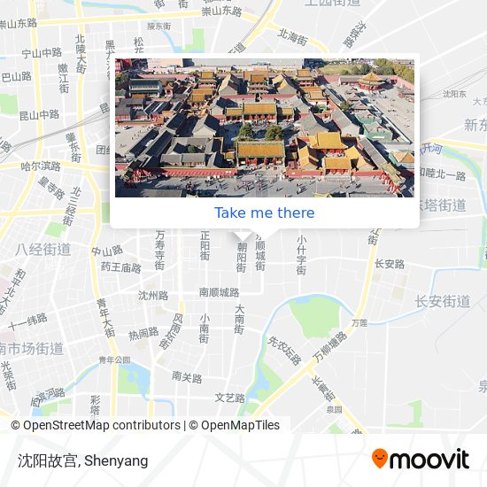 沈阳故宫 map