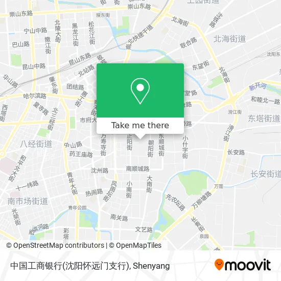 中国工商银行(沈阳怀远门支行) map