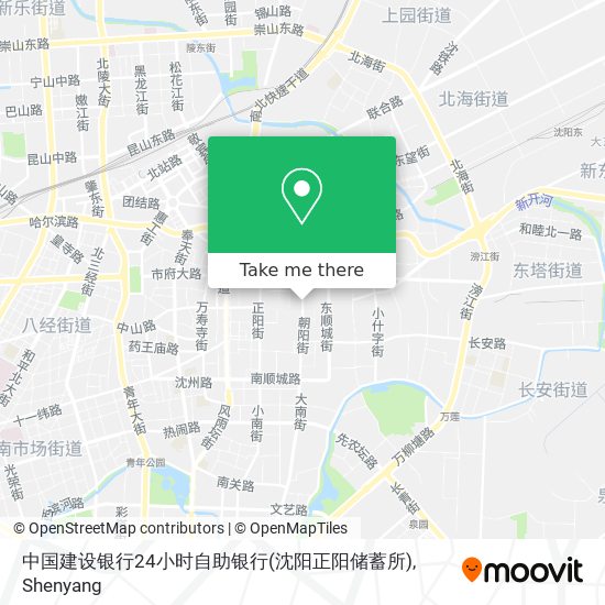 中国建设银行24小时自助银行(沈阳正阳储蓄所) map