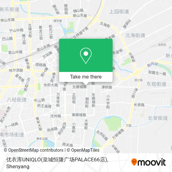 优衣库UNIQLO(皇城恒隆广场PALACE66店) map