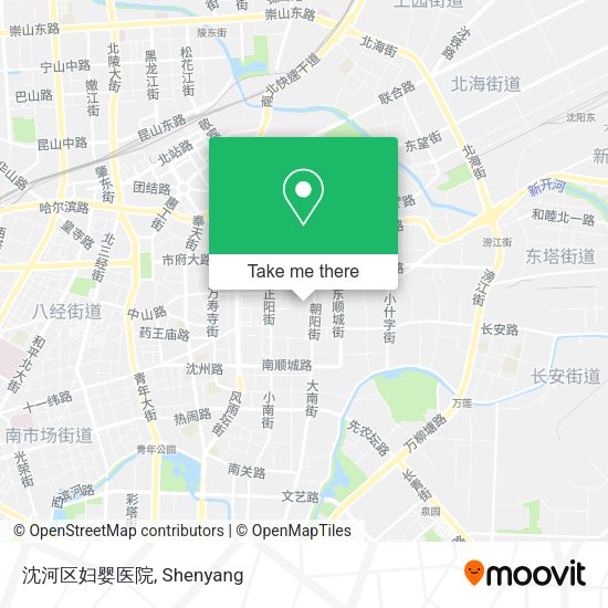 沈河区妇婴医院 map