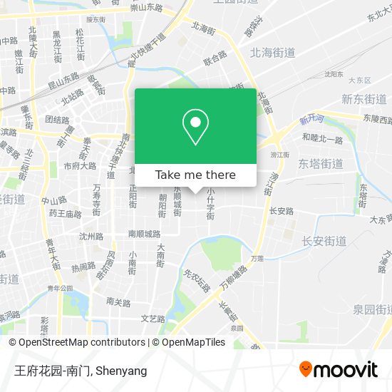 王府花园-南门 map
