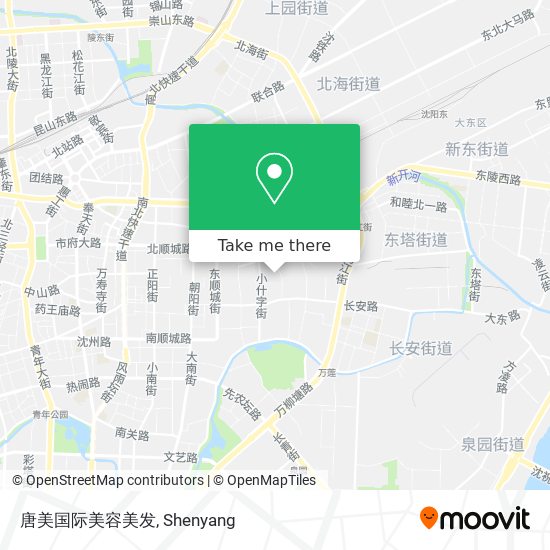 唐美国际美容美发 map