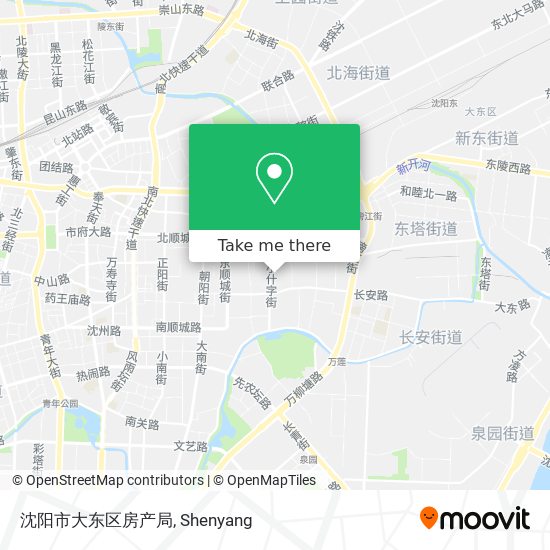 沈阳市大东区房产局 map