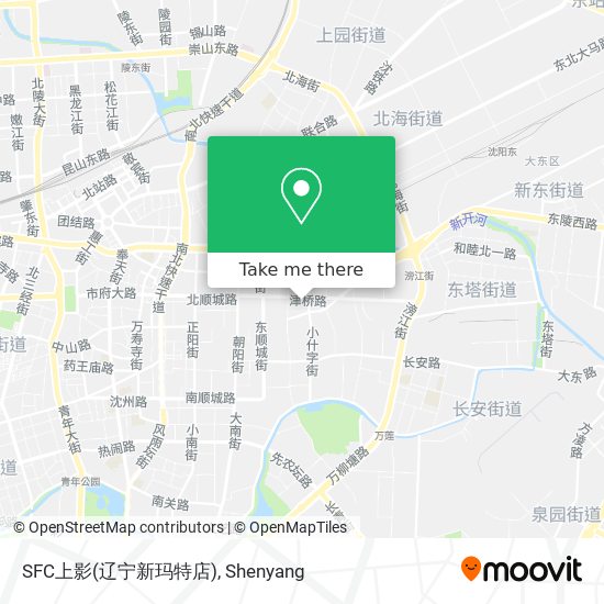 SFC上影(辽宁新玛特店) map