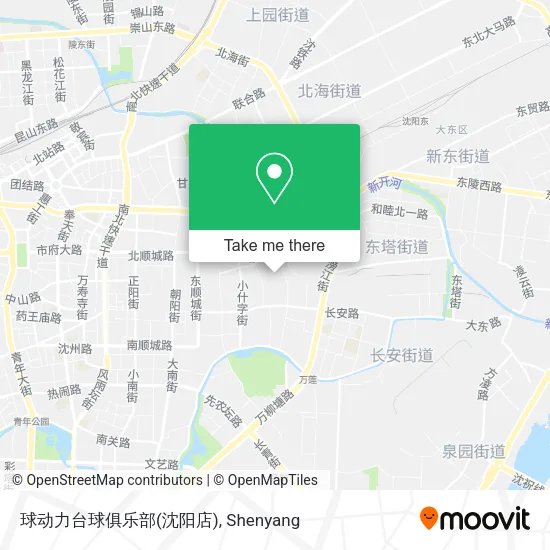 球动力台球俱乐部(沈阳店) map