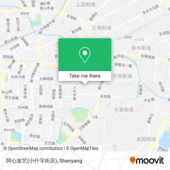 阿心发艺(小什字街店) map