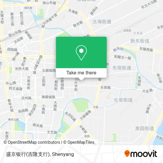 盛京银行(吉隆支行) map