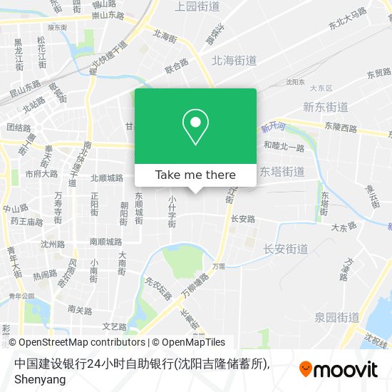 中国建设银行24小时自助银行(沈阳吉隆储蓄所) map