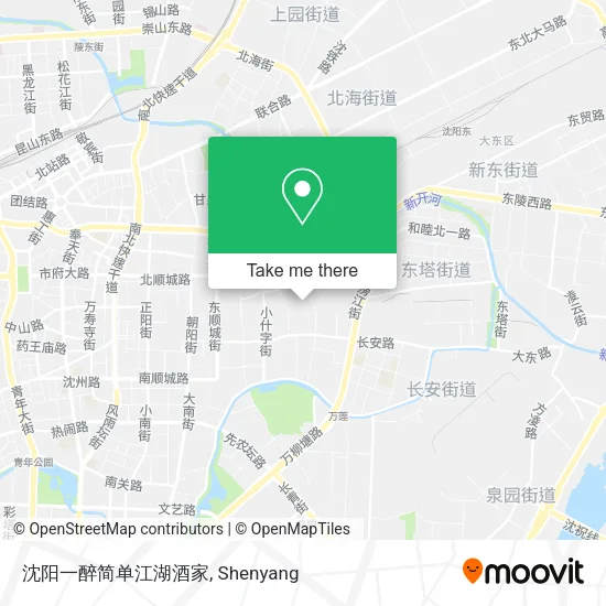 沈阳一醉简单江湖酒家 map