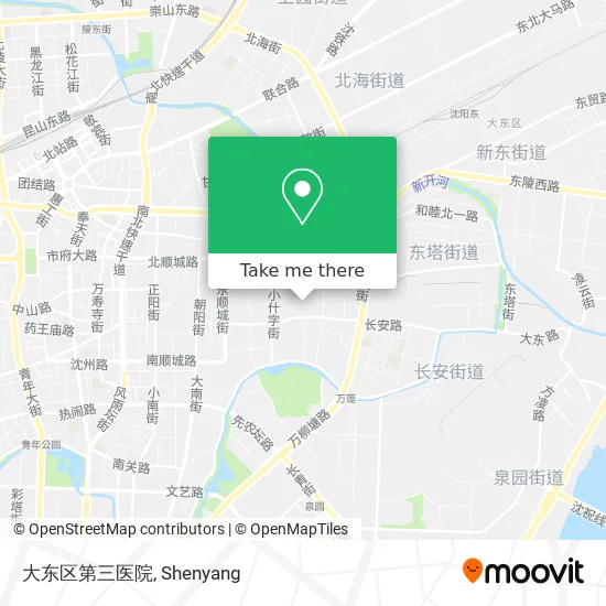 大东区第三医院 map