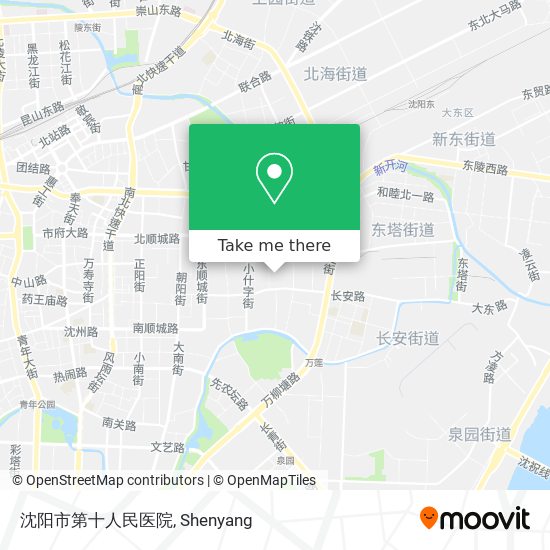 沈阳市第十人民医院 map