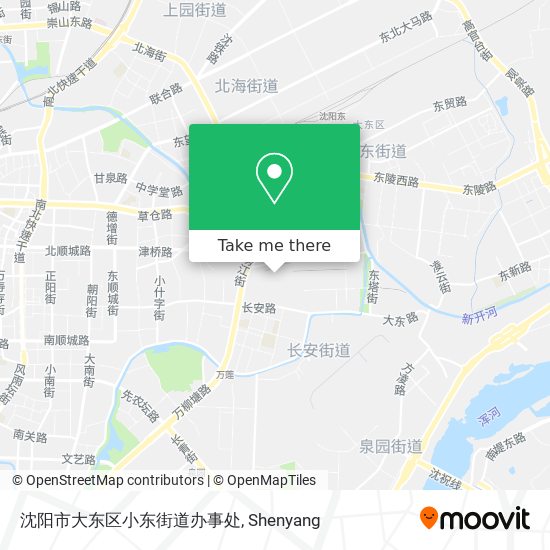 沈阳市大东区小东街道办事处 map