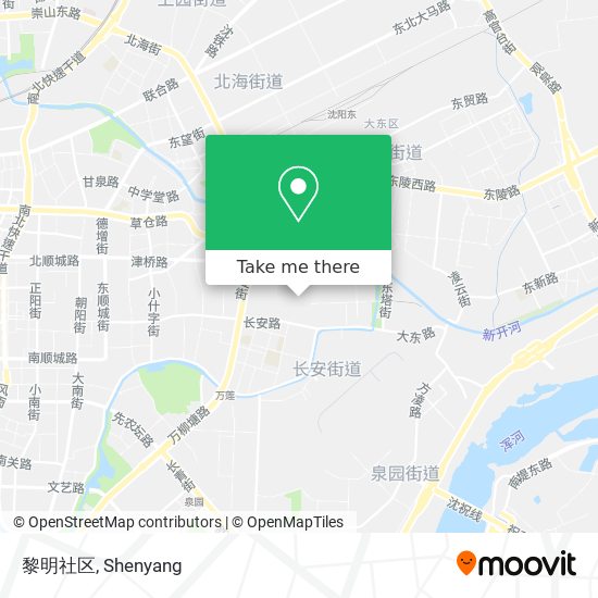 黎明社区 map