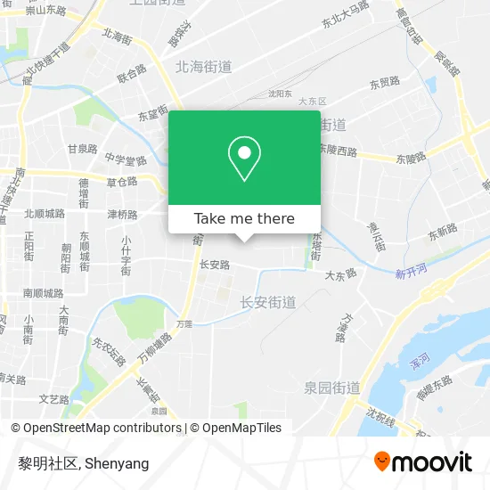 黎明社区 map