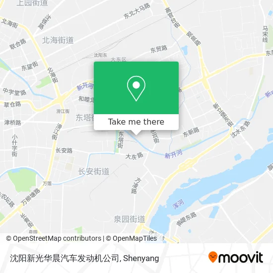 沈阳新光华晨汽车发动机公司 map
