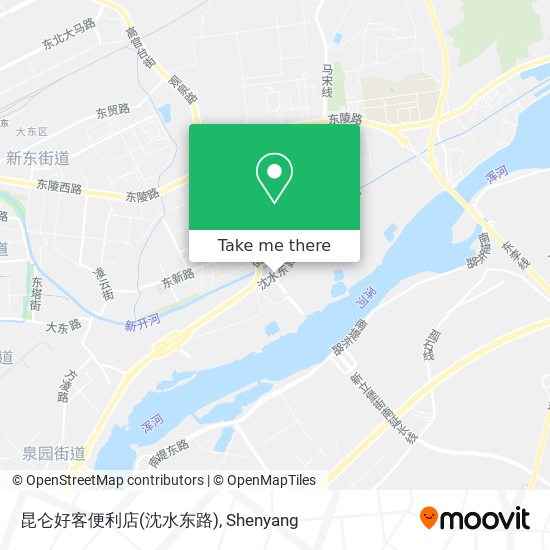 昆仑好客便利店(沈水东路) map