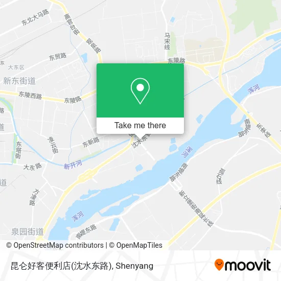 昆仑好客便利店(沈水东路) map