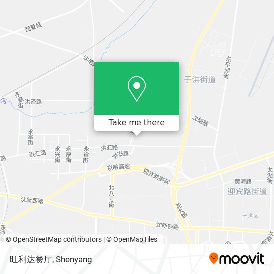 旺利达餐厅 map