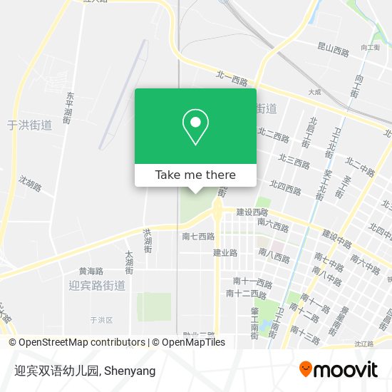 迎宾双语幼儿园 map