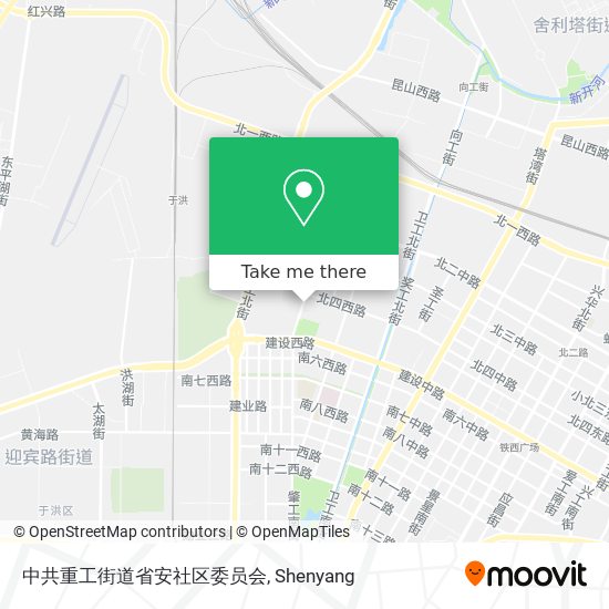 中共重工街道省安社区委员会 map
