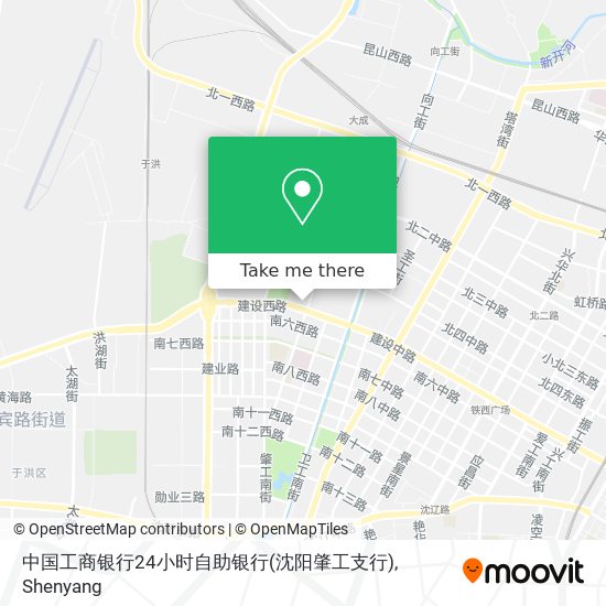 中国工商银行24小时自助银行(沈阳肇工支行) map
