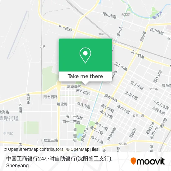 中国工商银行24小时自助银行(沈阳肇工支行) map