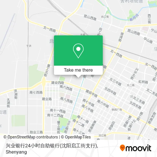 兴业银行24小时自助银行(沈阳启工街支行) map