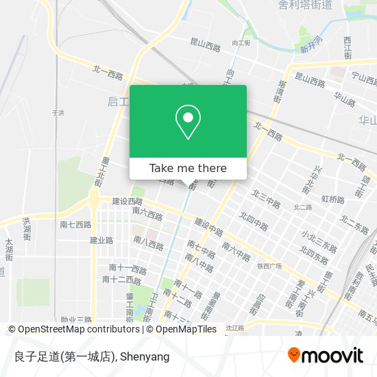 良子足道(第一城店) map