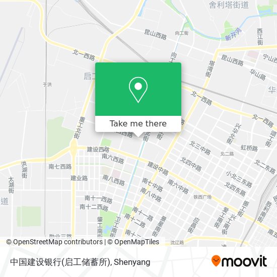 中国建设银行(启工储蓄所) map