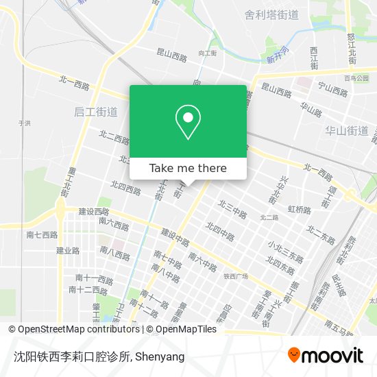 沈阳铁西李莉口腔诊所 map