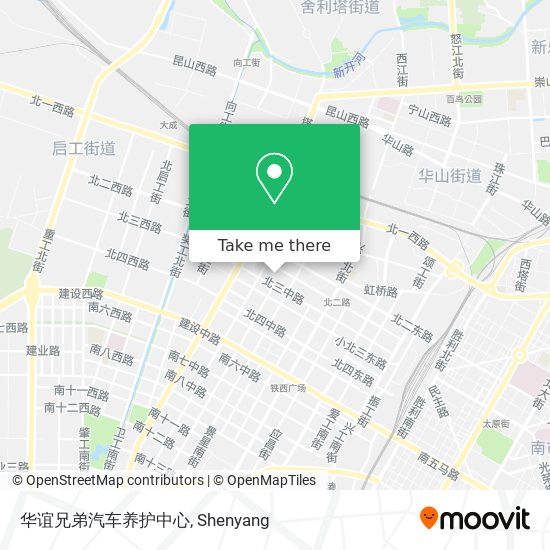 华谊兄弟汽车养护中心 map
