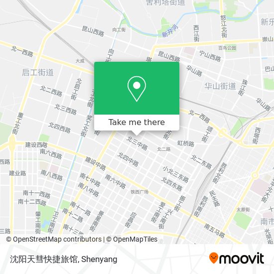 沈阳天彗快捷旅馆 map