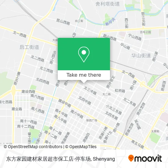 东方家园建材家居超市保工店-停车场 map